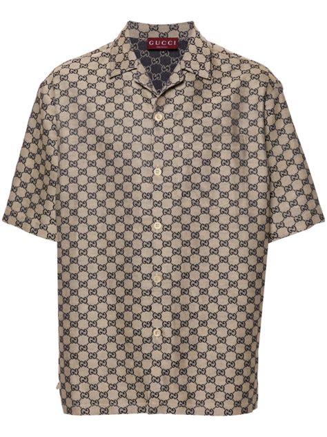 gucci gg-canvas shirt|Gucci GG Canvas Shirt .